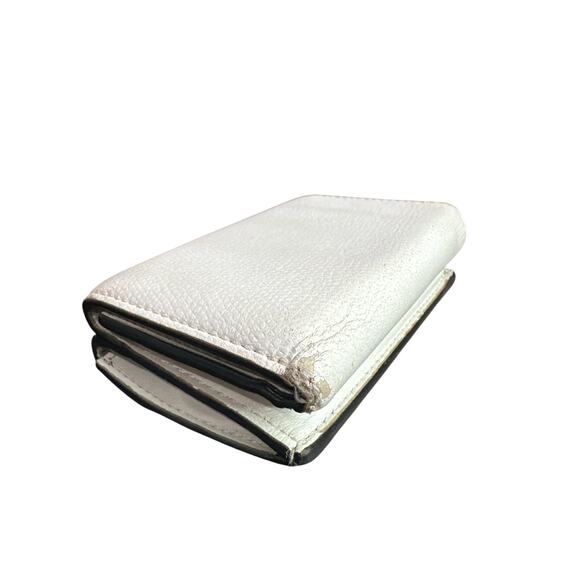 269. Fendi Vitello Liberty Zucca Trifold Wallet - Beige/Brown - Picture 5 of 12